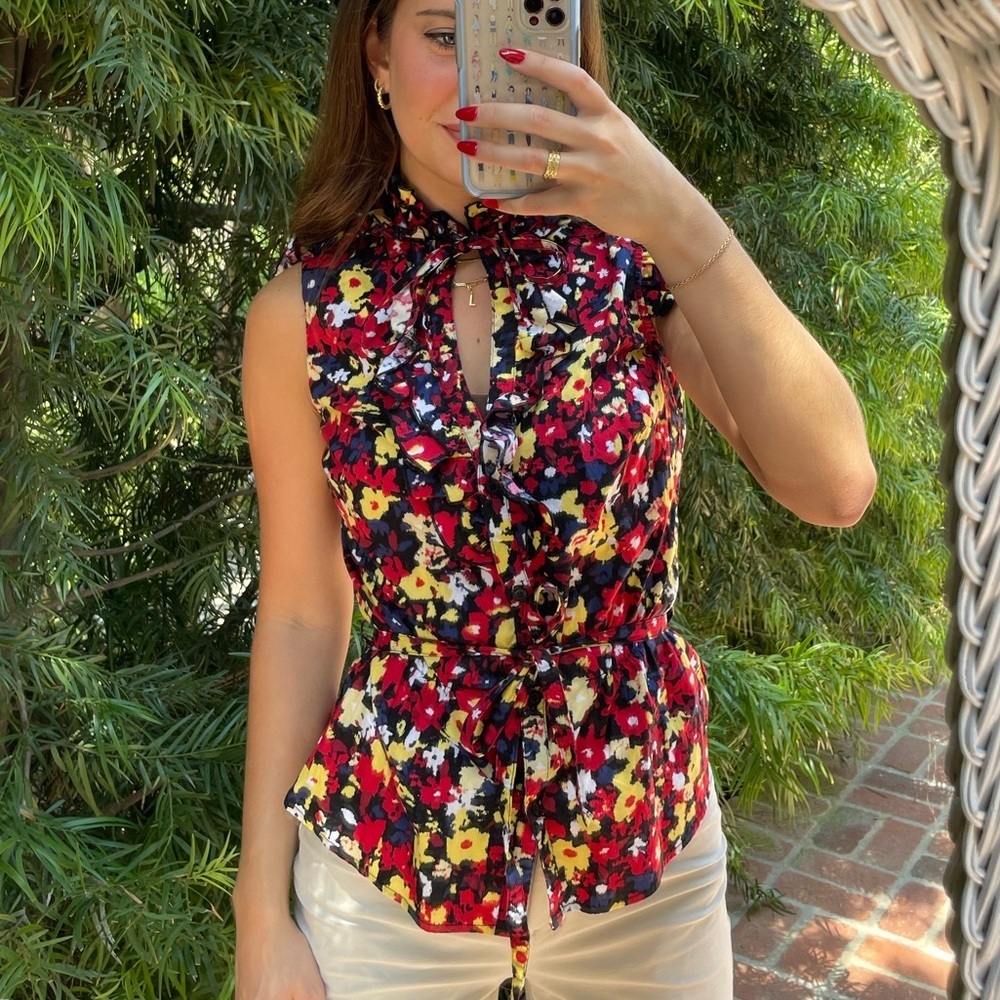 Beautiful floral blouse